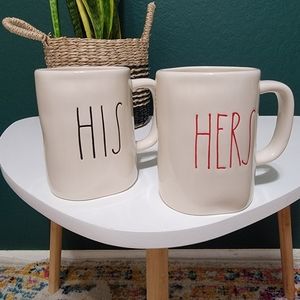 Rae Dunn His Hers Mugs